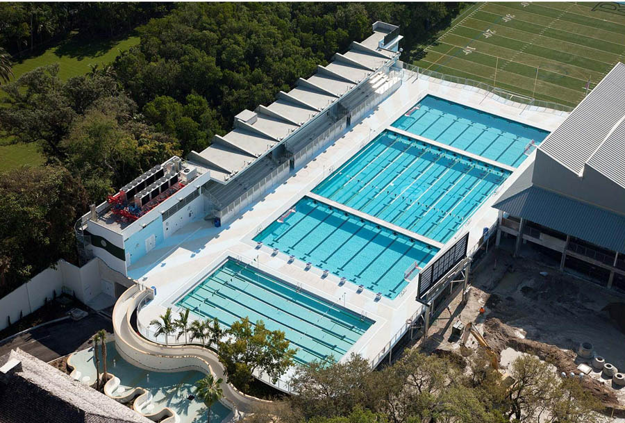 Ransom Everglades High School Swimming Pool